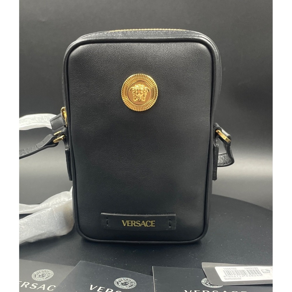 Versace Black Medusa Mini Phone Case Bag‎ 1006192